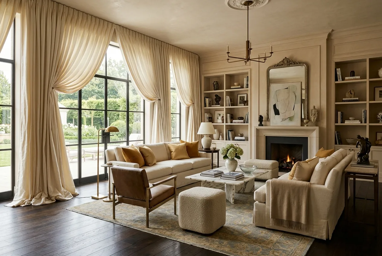 Custom Drapery & Curtains